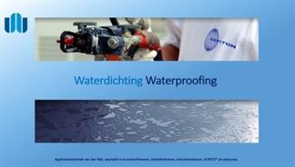 Presentatie waterdichting / waterproofing / hotspray polyurea