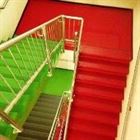 gekleurde coatingvloeren trappenhuis